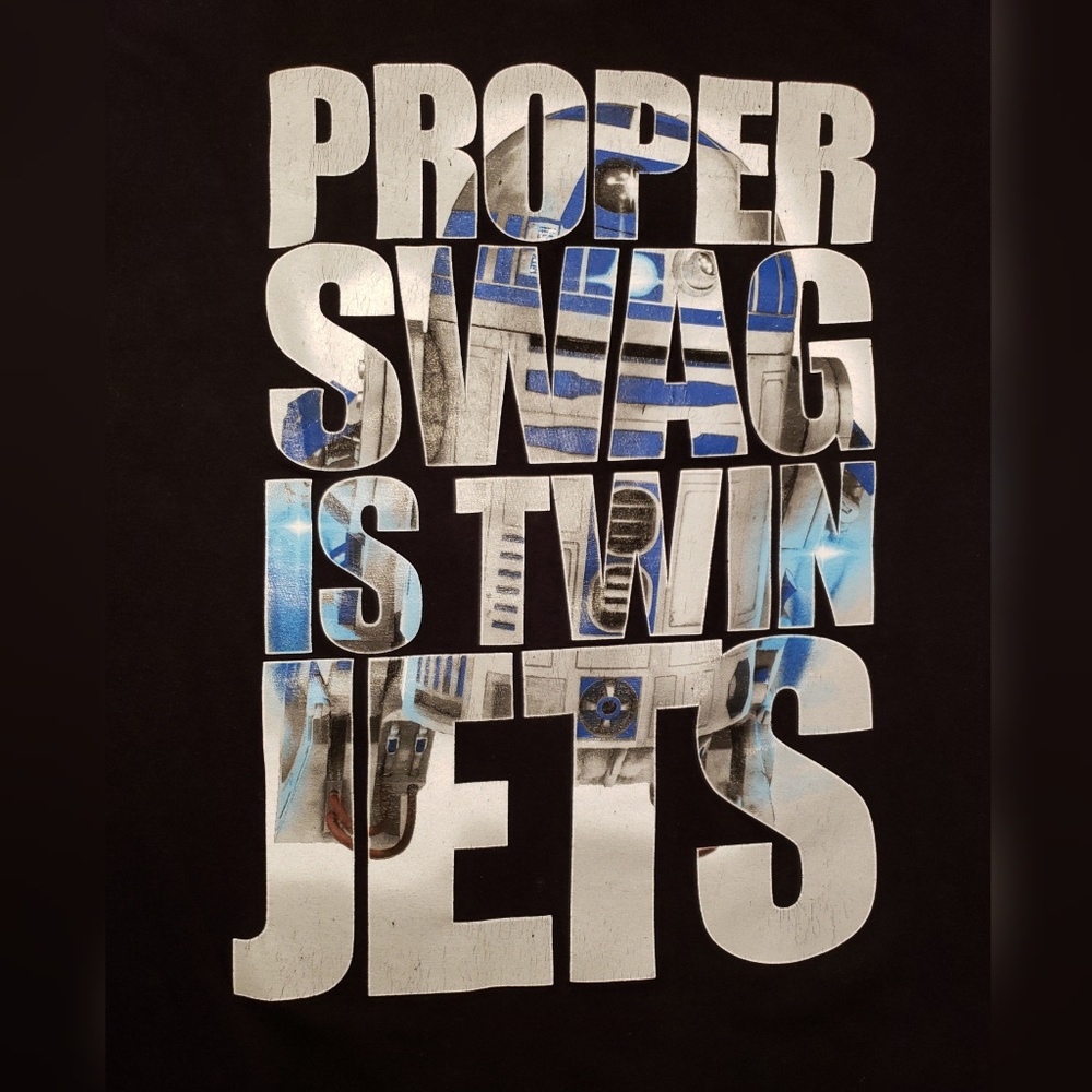 Star Wars R2D2 Black Men's Tee - Picture 3 of 7